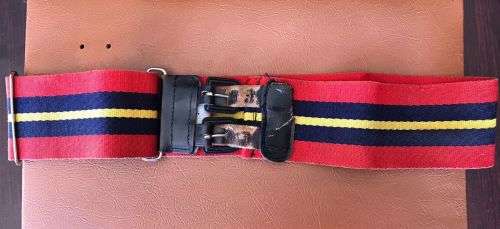 RHODESIAN ARTILLERY STABLE BELT-1960`S-1980`S- USED BUT GOOD CONDITION-EXTENDED LENGTH 108CM