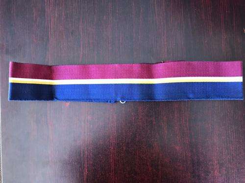 RHODESIAN ARMY PAY CORPS STABLE BELT IN UNUSED CONDITION-EXTENDED LENGTH 100 CM