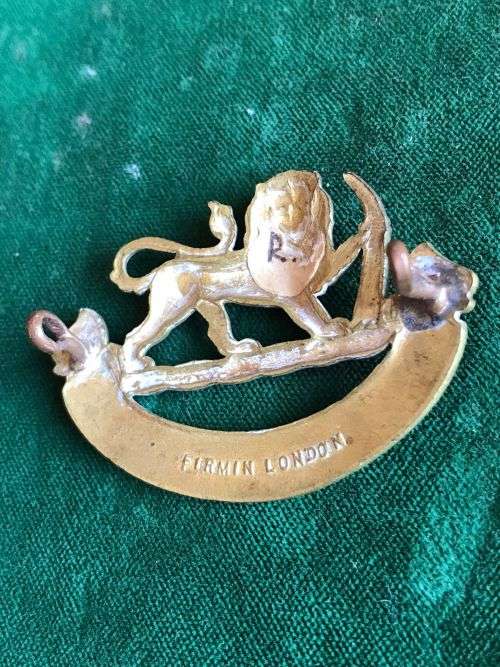 SOUTHERN RHODESIA SURVEY UNIT CAP BADGE -1941-43- 2 LUGS