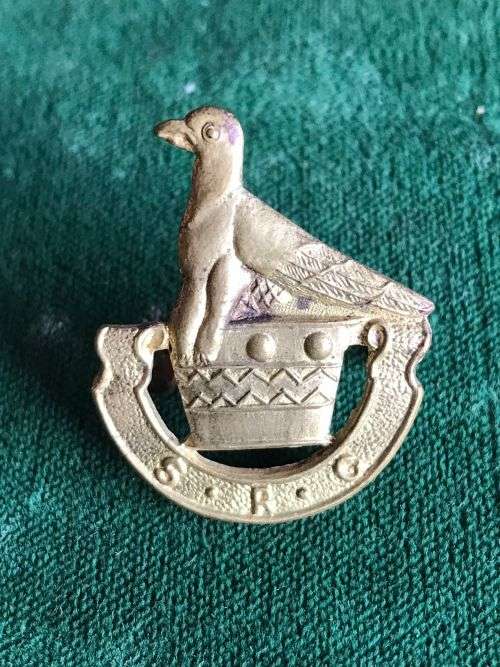 SOUTHERN RHODESIA CUSTOMS CAP BADGE- 2 LUGS