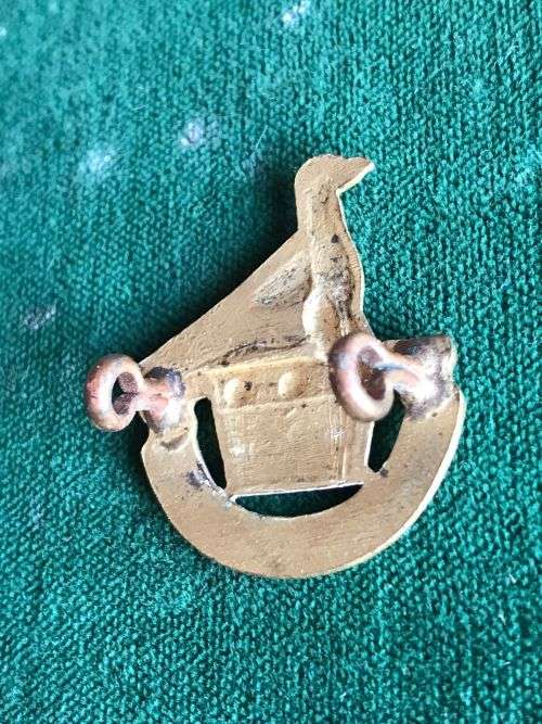 SOUTHERN RHODESIA CUSTOMS CAP BADGE- 2 LUGS