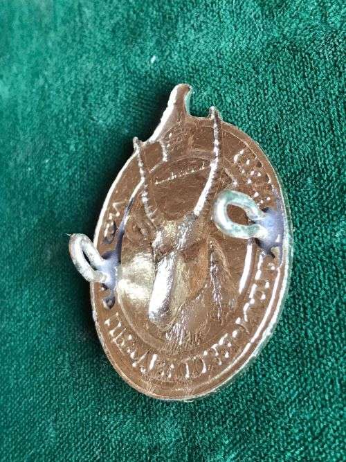 RHODESIA PARKS BOARD BERET BADGE- 2 LUGS