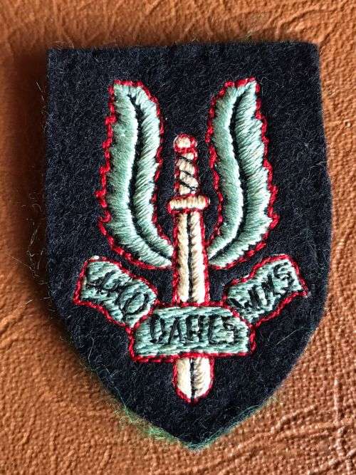 RHODESIA SAS BERET BADGE-OTHER RANKS- 1960`S-1980