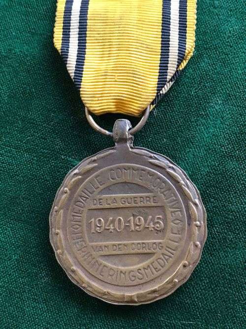 WW2 BELGIUM FULL SIZE MEDAL FOR 1940-45
