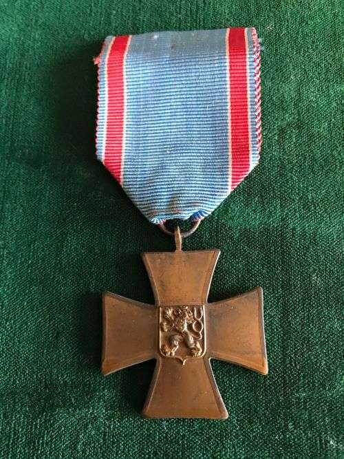 WW1 CZECHOSLOVAKIAN VOLUNTEER CROSS 1918-1919