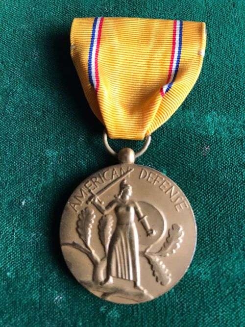 FULL SIZE USA WW2 DEFENCE MEDAL