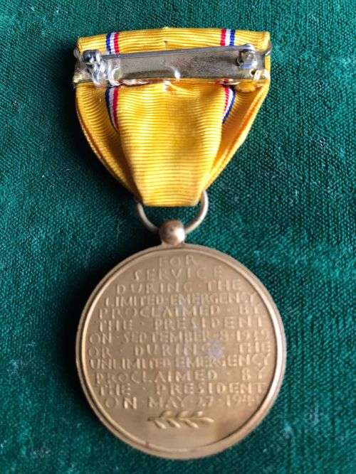 FULL SIZE USA WW2 DEFENCE MEDAL