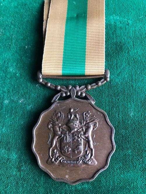 FULL SIZE GOOD SERVICE MEDAL BRONZE- 1775- 10 YEARS