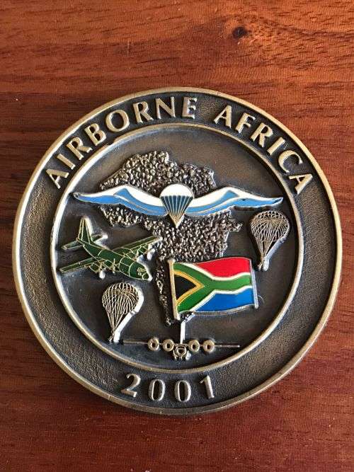 RECCE-MEDALLION FOR THE AIRBORNE AFRICA CHALLENGE 2001