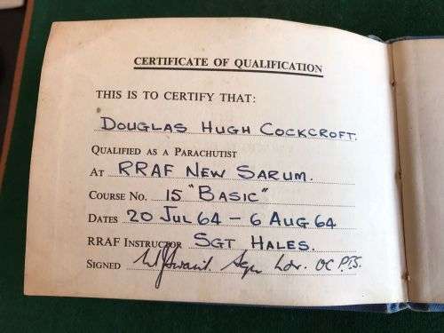 RHODESIA SAS GSM TO 2975 D.H. COCKROFT WITH ZIM INDEPENDENCE MEDAL (NUMBERED) WITH MINIATURES AND H