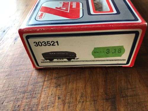 HO LIMA NO 303521-SA RAILWAY OPEN WAGON WITH COVER-121MM-BOXED