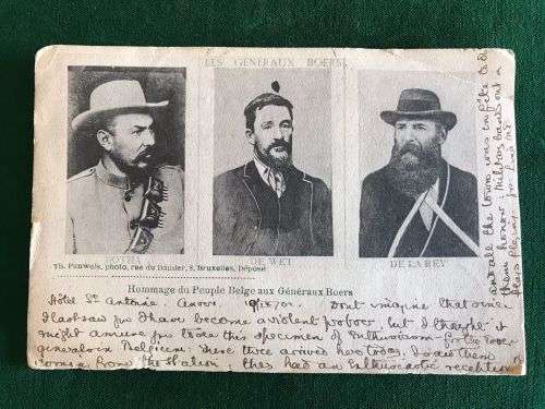 ORIGINAL BOER WAR POST CARD