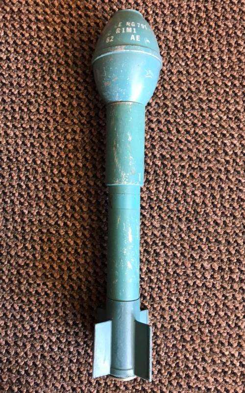 SADF PERIOD PRACTICE,RIFLE GRENADE-MEASURES 30CM