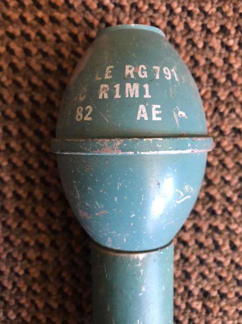 SADF PERIOD PRACTICE,RIFLE GRENADE-MEASURES 30CM