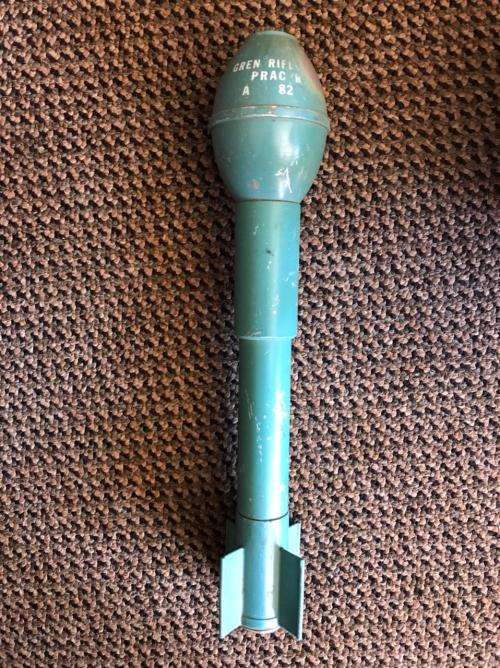 SADF PERIOD PRACTICE, RIFLE GRENADE- MEASURES 30CM