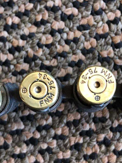 7,62 MM MACHINE GUN BELT WITH PLASTIC BOX-LENGTH OF THE BELT IS 1,4M