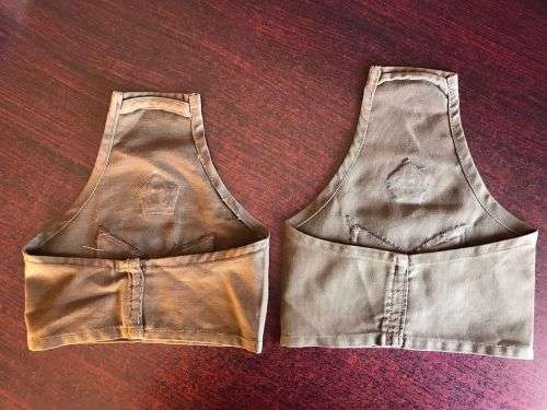 SA ARMY BRASSARD PAIR FOR STAFF SERGEANT-WORN 1970`S- 2002