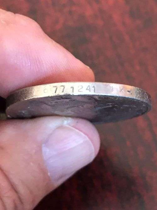 FULL SIZE SAINYA SEVA MEDAL 1960 AWARDED TO 6771241 N/K-CO CK. GEDA RA  M.A.M.C. COMES WITH HISTORY