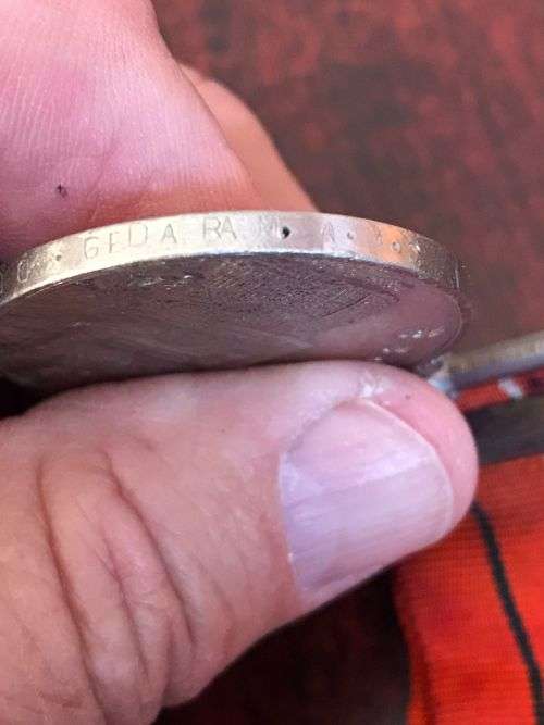 FULL SIZE SAINYA SEVA MEDAL 1960 AWARDED TO 6771241 N/K-CO CK. GEDA RA  M.A.M.C. COMES WITH HISTORY