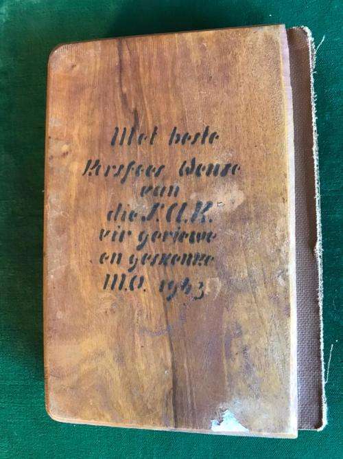 WW2 POCKET SIZE BIBLE ISSUED TO SOUTH AFRICAN TROOPS