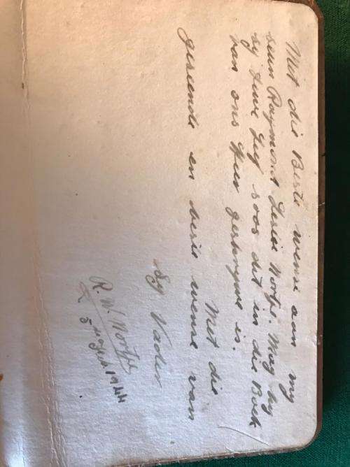 WW2 POCKET SIZE BIBLE ISSUED TO SOUTH AFRICAN TROOPS