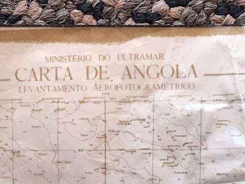 A PRINTED FINE GAUZE WATERPROOF MAP OF THE OPERATIONAL AREA-USED BY RENIER HUGO DURING OPS COOLIDGE-