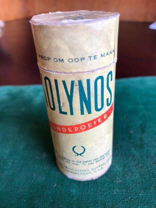 TOOTH POWDER FROM WW2 PERIOD- HEIGHT 85 MM