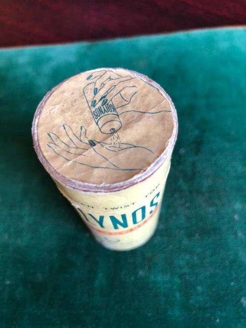TOOTH POWDER FROM WW2 PERIOD- HEIGHT 85 MM