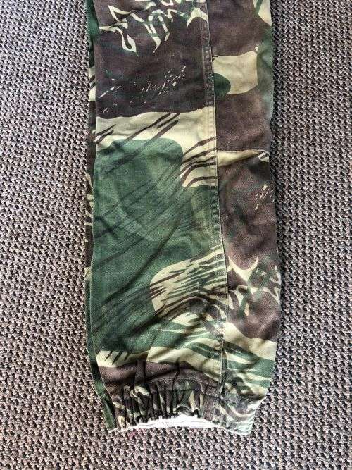 RHODESIAN CAMO PANTS-SIZE 32 WITH PIPE LENGTH OF 75 CM- CONDITION USED BUT GOOD