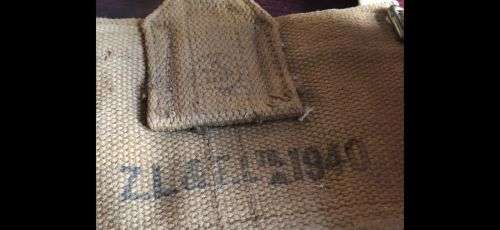 WW2 -AMMO POUCHES STAMPED AND DATED 1940