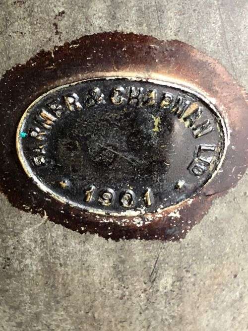 BOER WAR PERIOD VICTORIAN SOLDIERS CANTEEN (DATED 1901)LEATHER CASE MARKED CG FOR GOVERNMENT +ARMY A