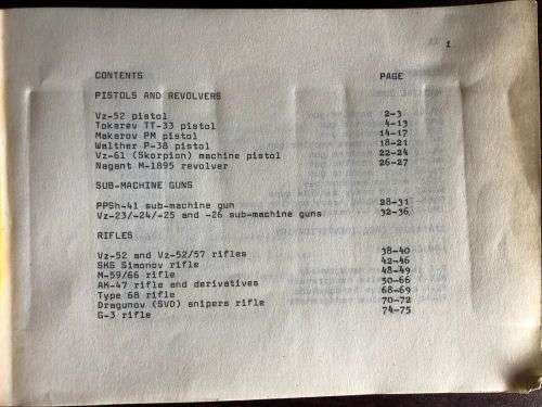 RHODESIAN INTELLIGENCE CORPS, HANDBOOKS ON FOREIGN WEAPONS (ALSO USED BY THE MOZAMBIQUE ARMED FORCES