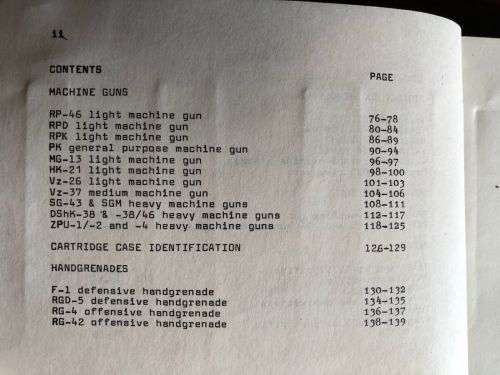 RHODESIAN INTELLIGENCE CORPS, HANDBOOKS ON FOREIGN WEAPONS (ALSO USED BY THE MOZAMBIQUE ARMED FORCES