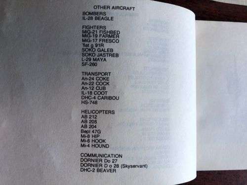 RHODESIAN INTELLIGENCE CORPS, HANDBOOKS ON FOREIGN WEAPONS (ALSO USED BY THE MOZAMBIQUE ARMED FORCES