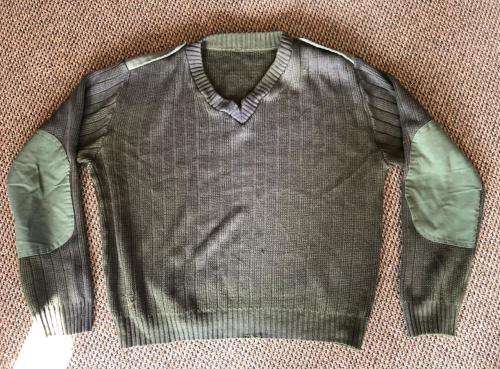 RHODESIAN JERSEY SIZE ,MEDIUM TO LARGE-MEASURES 57 ARMPIT TO ARMPIT