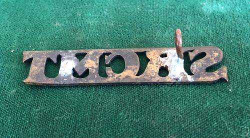 SOUTHERN RHODESIA CORPS OF MOTOR TRANSPORT -EXTREMELY RARE -ONE LUG