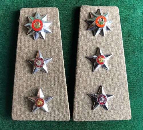 SA ARMY RANK BOARDS FOR COLONEL- WORN 1996-2002