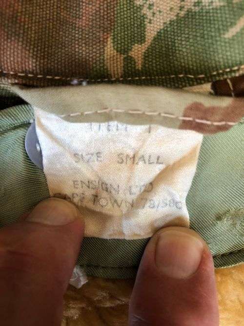 POLICE TASK FORCE CAMO JACKET -2ND PATTERN-SIZE SMALL-COMES WITH REMOVABLE WOOL INNER-MEASURES 60 CM