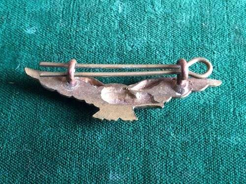 SAAF EAGLE WORN ABOVE CHEVRONS DURING WW2-STICK PIN INTACT