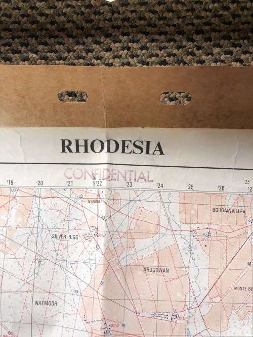 RHODESIA MAP-TINDER GRASS PANS 11926 B2 (EDITION) 1969 SCALE (1:50 000)