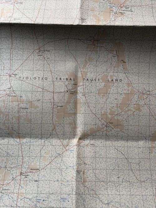 RHODESIA MAP-PUMULA MISSION 1927 C1 (EDITION) 1969 SCALE (1:50 000)