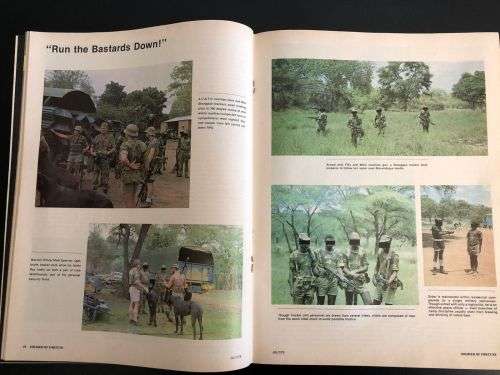 JULY 1979 COVER PIC SHANGAAN TRACKERS INSPECT TERRORIST SPOOR NEAR RHODESIA/MOZAMBIQUE BORDER-PAGES
