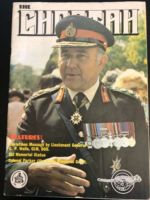 VOLUME 1,NUMBER 2 DECEMBER 1978. COVER IS A COLOUR PHOTO OF LIEUTENANT GENERAL WALLS,CLM, DCD. IN PA