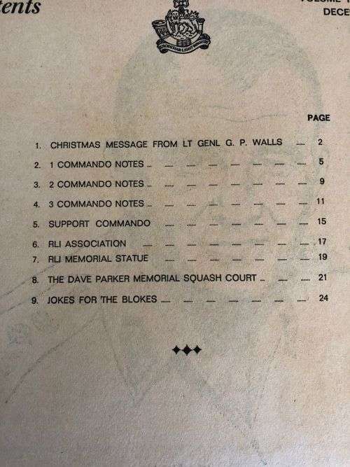 VOLUME 1,NUMBER 2 DECEMBER 1978. COVER IS A COLOUR PHOTO OF LIEUTENANT GENERAL WALLS,CLM, DCD. IN PA