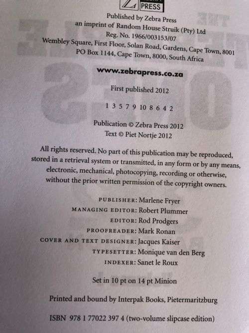 32 BATTALION-THE TERRIBLE ONES-A COMPLETE HISTORY BY PIET NORTJE-FIRST EDITION 2012-2 VOLUMES IN SL