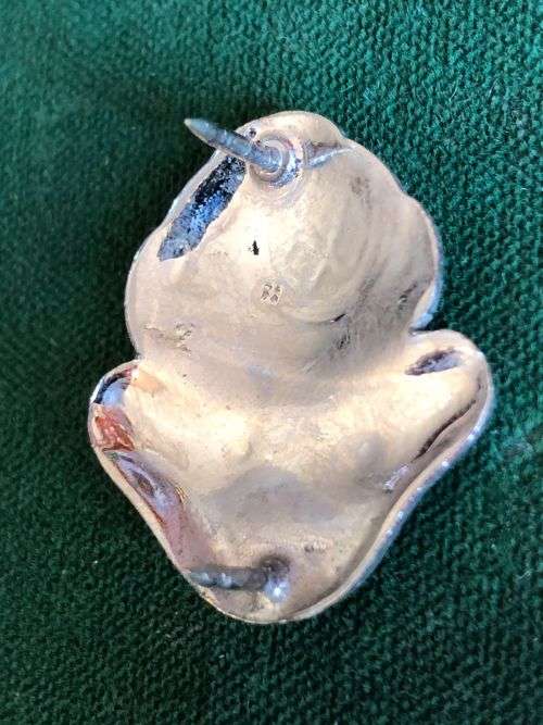 SA NAVY HARBOUR DIVER-CHROMED BREAST BADGE- 2 PINS-APPROVED 1988