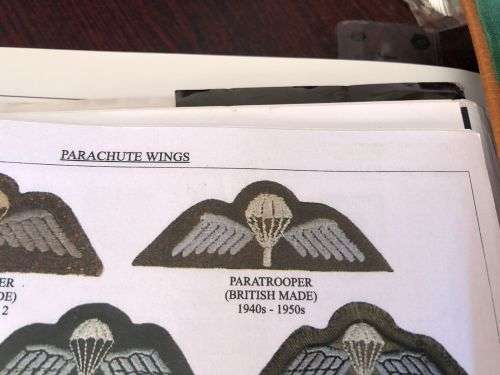 PARATROOPER WING (BRITISH MADE) 1940`S-1950`S