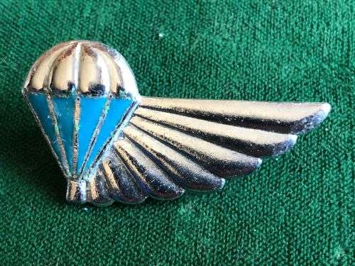AIR SUPPLY,CHROME AND ENAMEL WING-FULL SIZE- 2 PINS