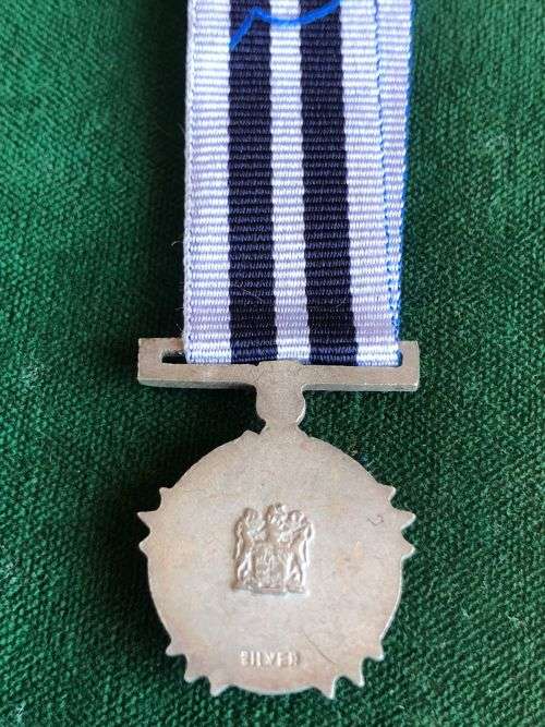 MINIATURE PRO MERITO MEDAL (PMM) 1975-OTHER RANKS-SILVER MARKED