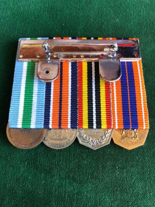 MINIATURE SADF COURT MOUNTED-MEDAL GROUP